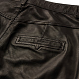 Depeche leather wear Boa skinny leg leather pants Pants 008 Chocolate