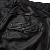 Depeche leather wear Boa skinny leg leather pants Pants 099 Black