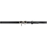 DEPECHE Bow Belt Belt 187 Black/Silver