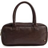 DEPECHE Boxy leather crossover bag Cross over 106 Coffee