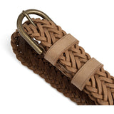 DEPECHE Braided belt Belts 012 Nature