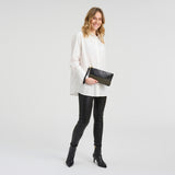 DEPECHE Bucharest sheep leather clutch Small bag / Clutch 099 Black
