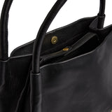 DEPECHE Bucharest sheep leather shoulder bag Shoulderbag / Handbag 099 Black