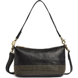 DEPECHE Bucharest sheep leather shoulder bag Shoulderbag / Handbag 099 Black