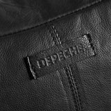 DEPECHE Bumbag in a buttery soft leather quality Bumbag 099 Black (Nero)