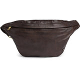 DEPECHE Bumbag in a buttery soft leather quality Bumbag 106 Coffee