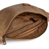 DEPECHE Bumbag in soft leather quality Bumbag 156 Camel