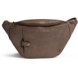 DEPECHE Bumbag in soft leather quality Bumbag 250 Dark Taupe