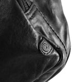DEPECHE Classic must-have leather bumbag Bumbag 226 Black / Black