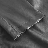 Depeche leather wear Caroline RW chino stretch leather pant Pants 129 Dark grey