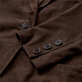 Depeche leather wear Carolo Suede Blazer Blazer 341 Warm Deer
