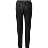 Depeche leather wear Carrie RW loose fitting leather pant Pants 099 Black (Nero)