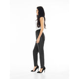 Depeche leather wear Carrie RW loose fitting leather pant Pants 099 Black (Nero)