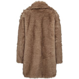 Depeche Clothing Celine faux fur jacket Jackets 011 Sand