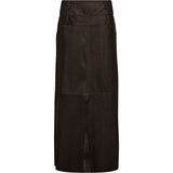 Depeche leather wear Clara maxi leather skirt Skirt 015 Brown