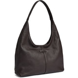 DEPECHE Classic calf leather shoulder bag Shoulderbag / Handbag 033 Mocca