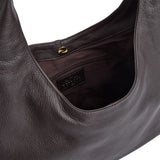 DEPECHE Classic calf leather shoulder bag Shoulderbag / Handbag 033 Mocca