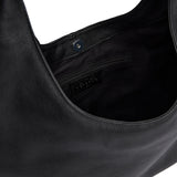 DEPECHE Classic calf leather shoulder bag Shoulderbag / Handbag 099 Black