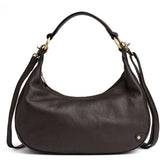 DEPECHE Classic calf leather shoulder bag Shoulderbag / Handbag 033 Mocca