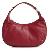 DEPECHE Classic calf leather shoulder bag Shoulderbag / Handbag 043 Red