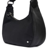 DEPECHE Classic calf leather shoulder bag Shoulderbag / Handbag 099 Black