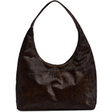 DEPECHE Classic hair-on shopper Shopper 161 Dark brown
