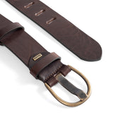 DEPECHE Classic jeans belt in delicious leather quality Belts 161 Dark brown