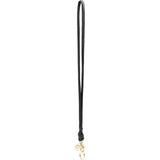 DEPECHE Classic keyhanger in soft leather Accessories 099 Black (Nero)