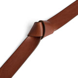 DEPECHE Classic leather jeans belt Belts 014 Cognac