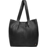 DEPECHE Classic leather shopper bag in timeless design Shopper 099 Black (Nero)