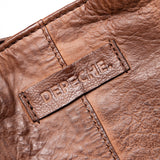 DEPECHE Classic leather shopper bag in timeless design Shopper 133 Brandy
