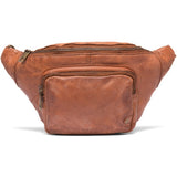 DEPECHE Classic must-have leather bumbag Bumbag 014 Cognac