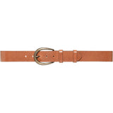 DEPECHE Classy belt in soft leather Belts 014 Cognac