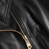 Depeche leather wear Cool Noora biker leather jacket Jackets 099 Black (Nero)