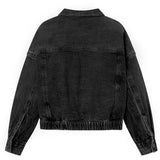 Depeche Clothing Susan denim jacket Jackets 099 Black (Nero)