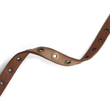 DEPECHE Cool narrow belt with details Belts 012 Nature