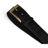 DEPECHE Cow belt Belts 095 Jet Black