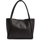 DEPECHE Cow leather shoulder bag with tube straps Shoulderbag / Handbag 161 Dark brown