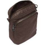 DEPECHE Crossover bag in strong and nice leather quality Cross over 068 Winter brown