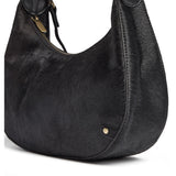 DEPECHE Crossover in hair-on calf leather Cross over 095 Jet Black