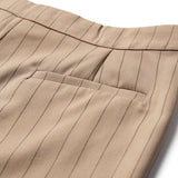 Depeche Clothing Dolia HW Pants Full Length Pants 287 Cream Pin Stripe