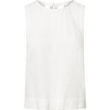 Depeche Clothing Tara linen top Tops 001 White