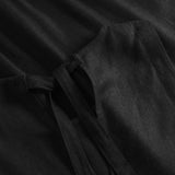 Depeche Clothing Tara linen top Tops 099 Black (Nero)