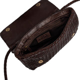 DEPECHE Elegant crossover Clutch 161 Dark brown