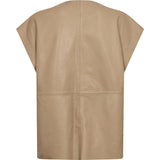 Depeche leather wear Eliza leather vest Vest 177 Cream