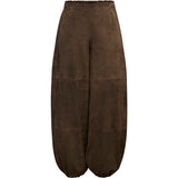 Depeche leather wear Ella Balloon Suede Pants Pants 341 Warm Deer