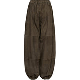 Depeche leather wear Ella balloon pants in soft suede Pants 054 Khaki