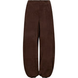 Depeche leather wear Ella balloon pants in soft suede Pants 067 Dusty brown