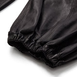 Depeche leather wear Ella balloon trousers in soft lamb leather Pants 099 Black