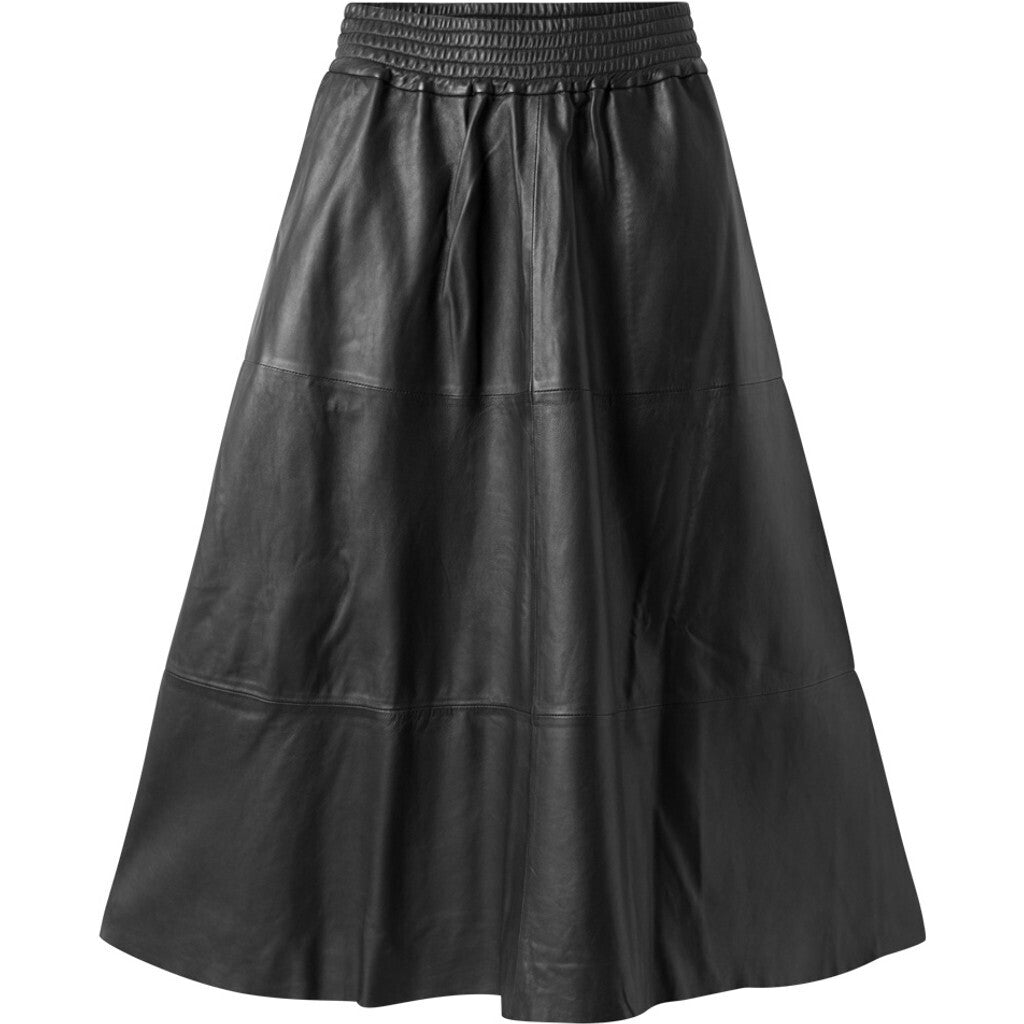 Long leather hotsell skirt 9mm